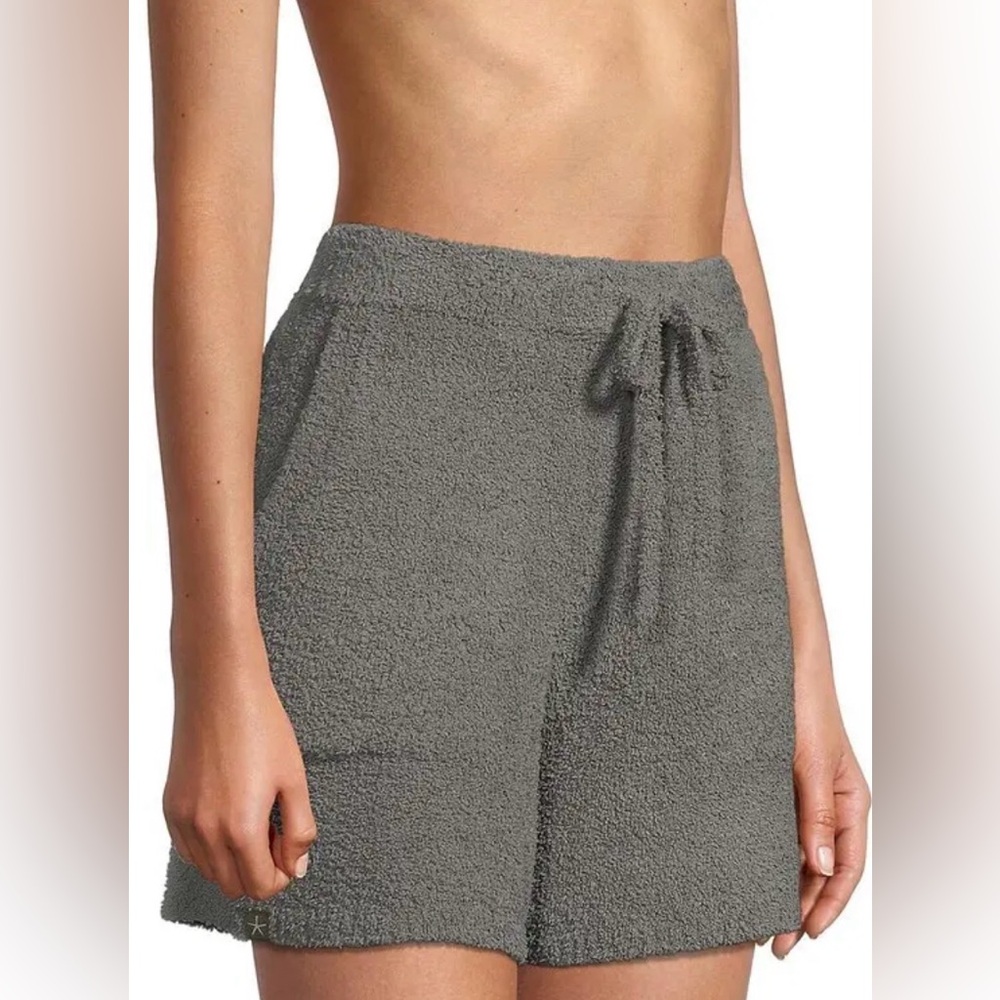 Barefoot dreams fuzzy shorts NWT